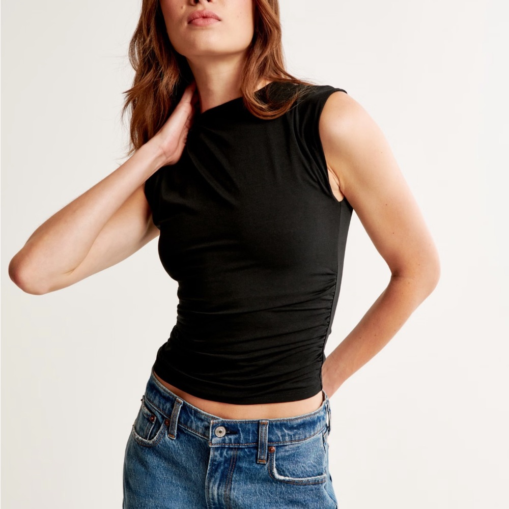 Abercrombie Draped Shell Top